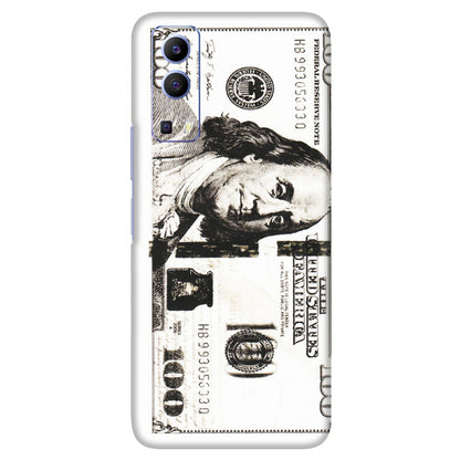 VIVO Z/V/X/T/U/S Series Phone Skins (All Models) - 100 Dollar Currency - Transparent Finish (T-01) Vivo V21e (5G)
