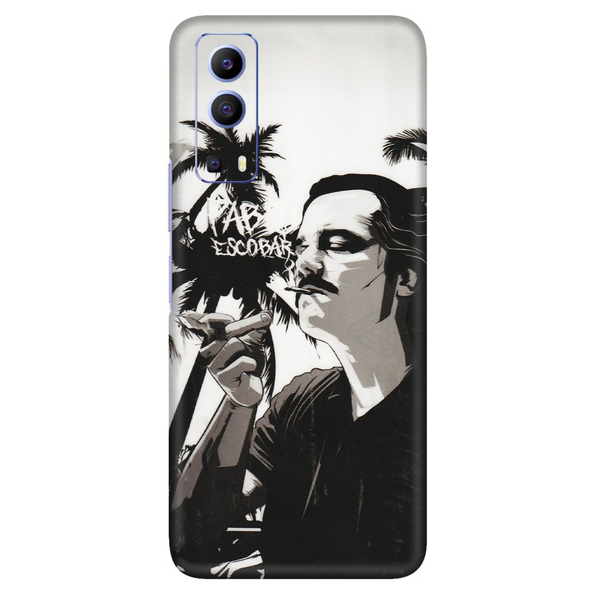 VIVO Z/V/X/T/U/S Series Phone Skins (All Models) - Pab Escobar - Transparent Finish (T-05) Vivo V21e (5G)