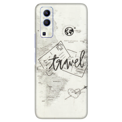 VIVO Z/V/X/T/U/S Series Phone Skins (All Models) - Travel Ticket - Transparent Finish (T-06) Vivo V21e (5G)
