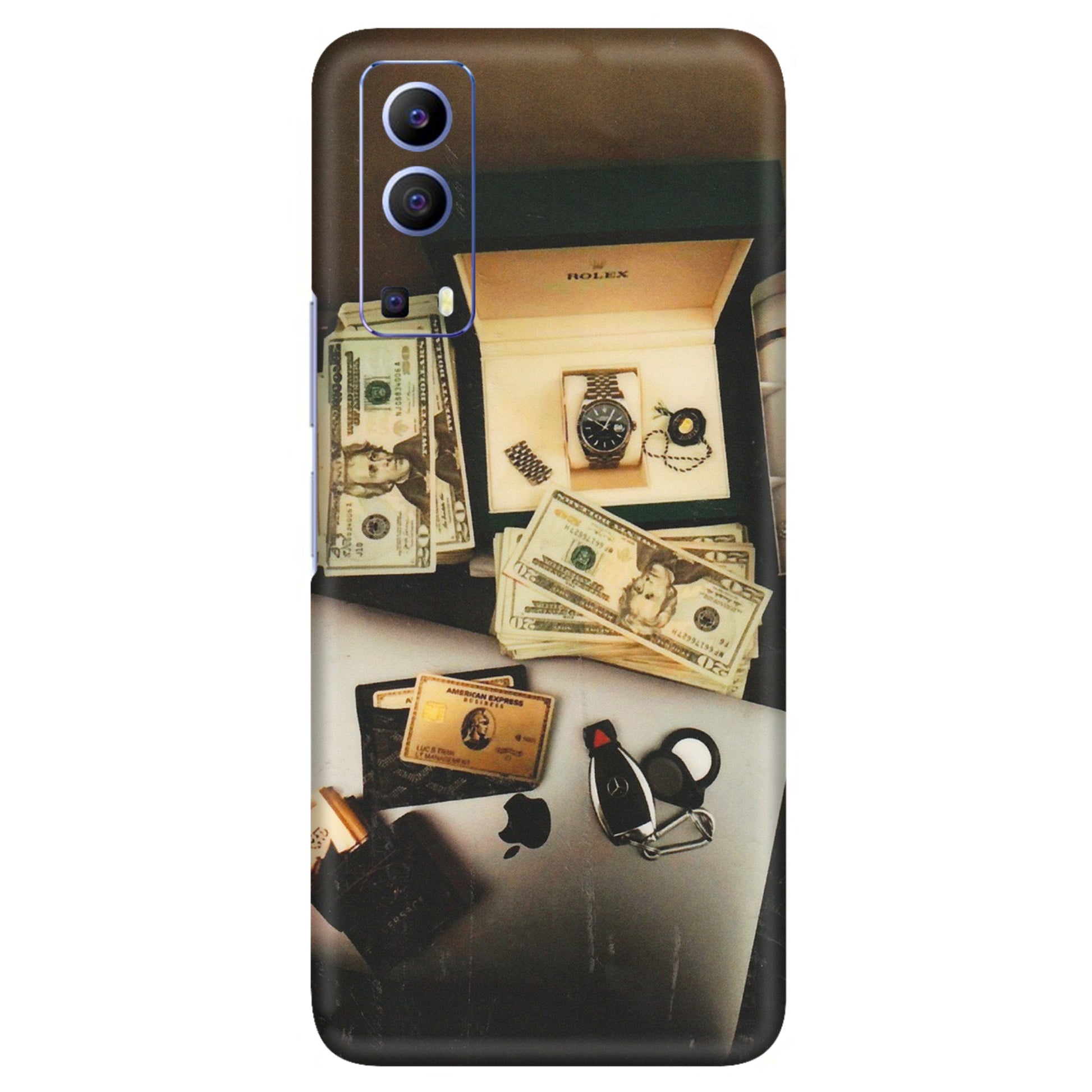VIVO Z/V/X/T/U/S Series Phone Skins (All Models) - Luxury Lifestyle - Transparent Finish (T-11) Vivo V21e (5G)