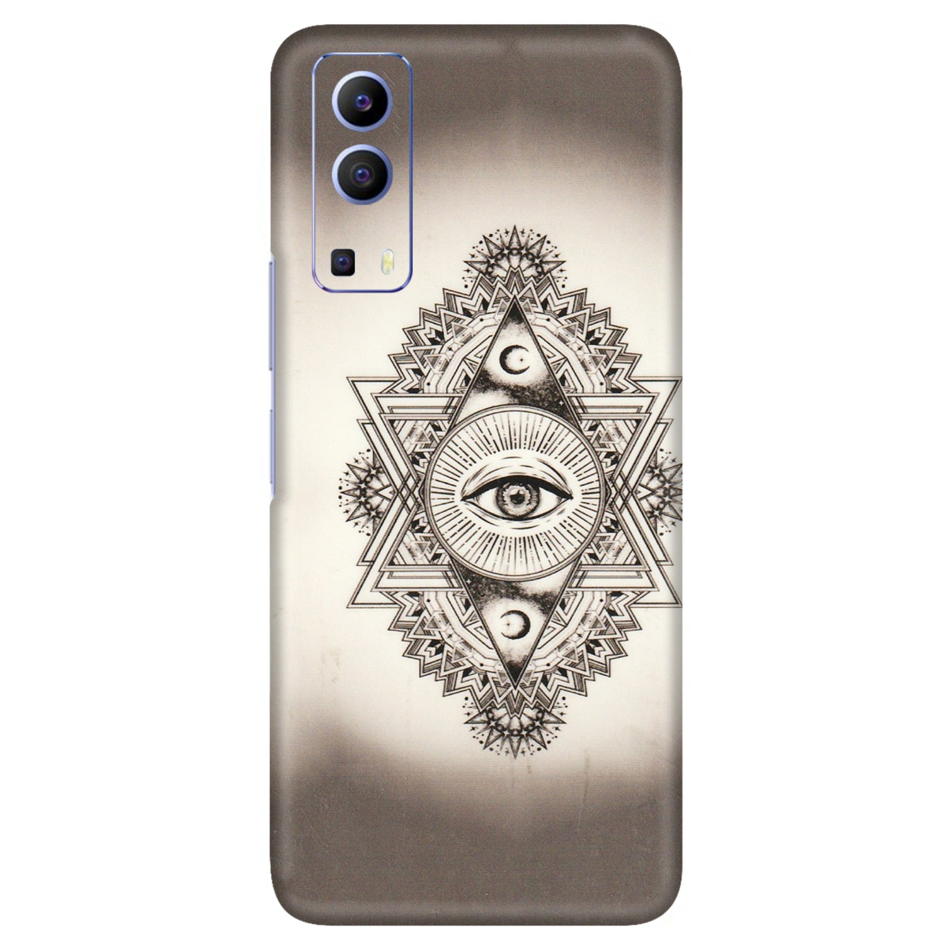 VIVO Z/V/X/T/U/S Series Phone Skins (All Models) - Illuminati Great Eye - Transparent Finish (T-14) Vivo V21e (5G)