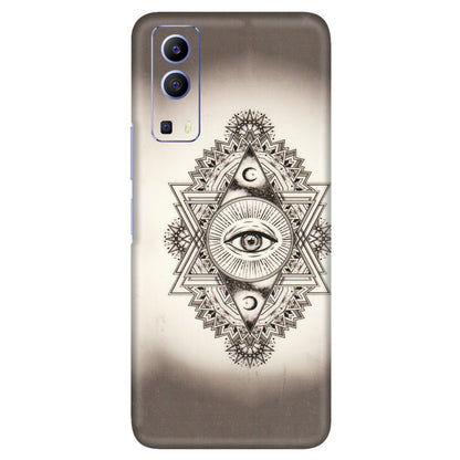 VIVO Z/V/X/T/U/S Series Phone Skins (All Models) - Illuminati Great Eye - Transparent Finish (T-14) Vivo V21e (5G)