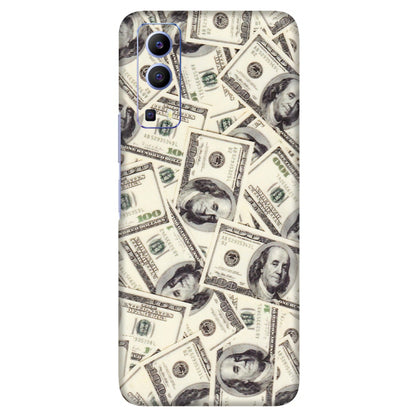 VIVO Z/V/X/T/U/S Series Phone Skins (All Models) - Dollar Lover - Transparent Finish (T-17) Vivo V21e (5G)
