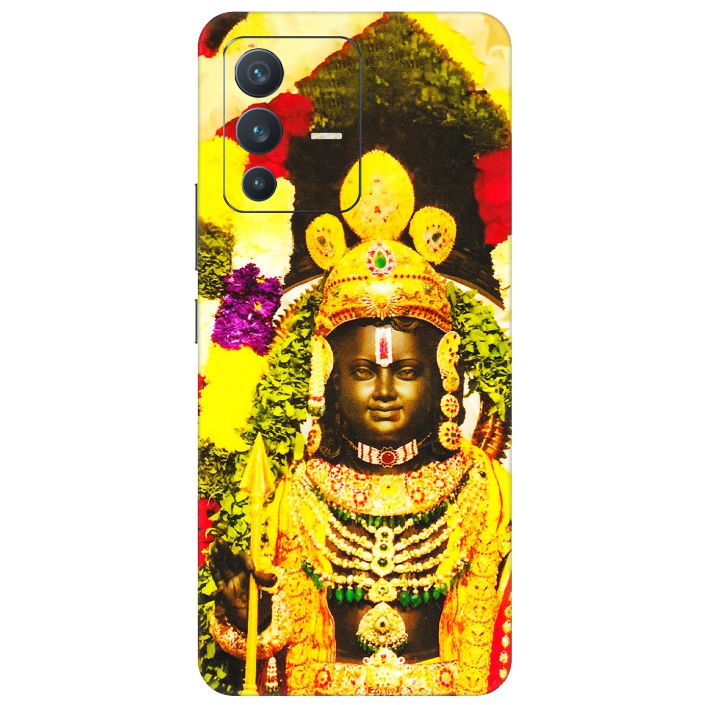 VIVO Z/V/X/T/U/S Series Phone Skins (All Models) - Ram Lalla Ayodhya - 3D Embossed Finish (L-103) Vivo V23 (5G)