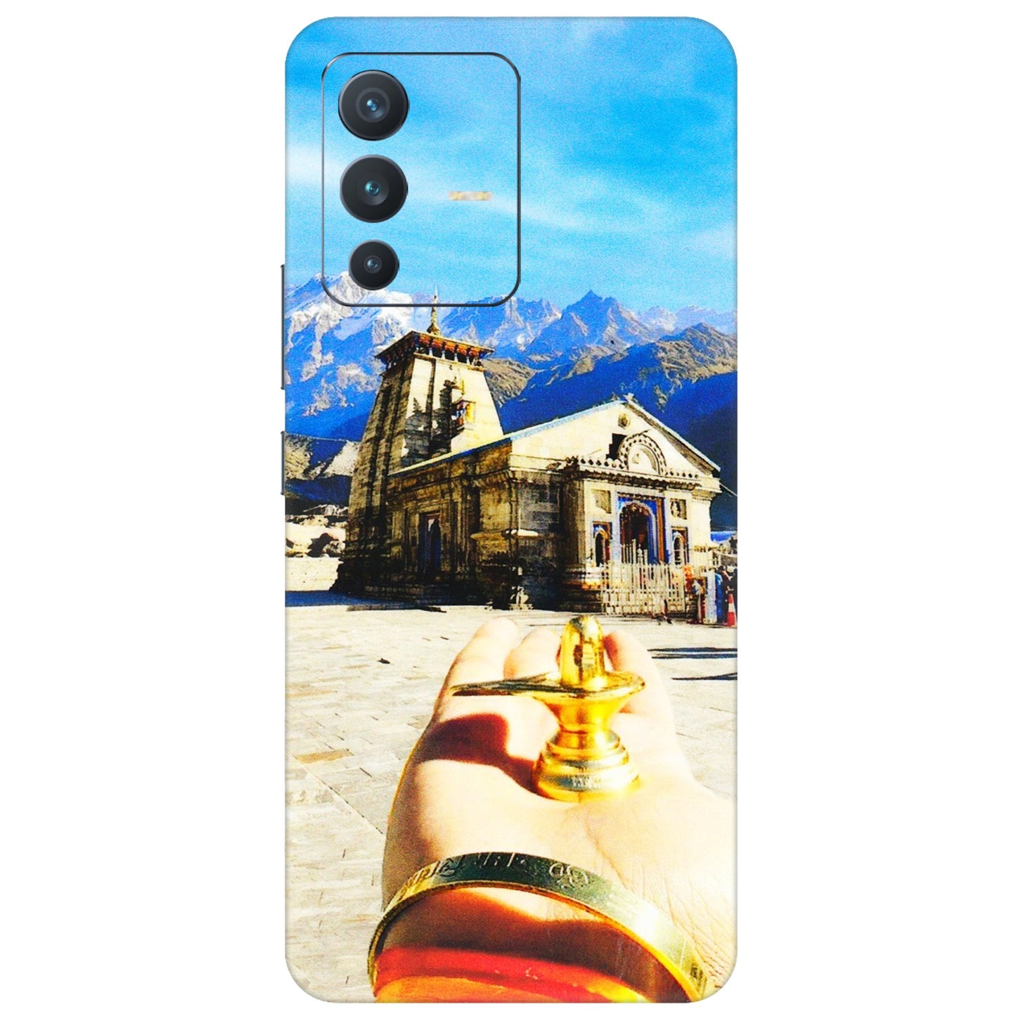 VIVO Z/V/X/T/U/S Series Phone Skins (All Models) - Beauty of Kedarnath - 3D Embossed Finish (L-108) Vivo V23 (5G)