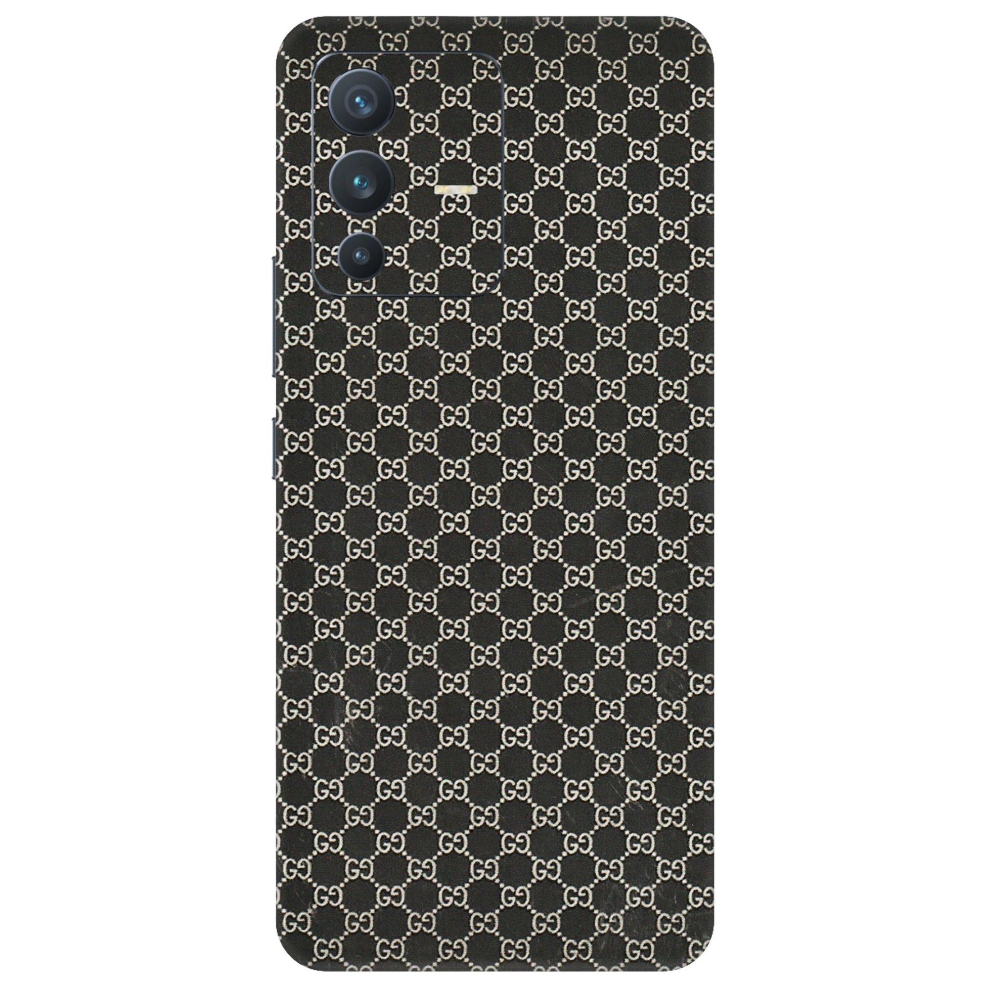 VIVO Z/V/X/T/U/S Series Phone Skins (All Models) - Black G Print - 3D Embossed Finish (L-109) Vivo V23 (5G)