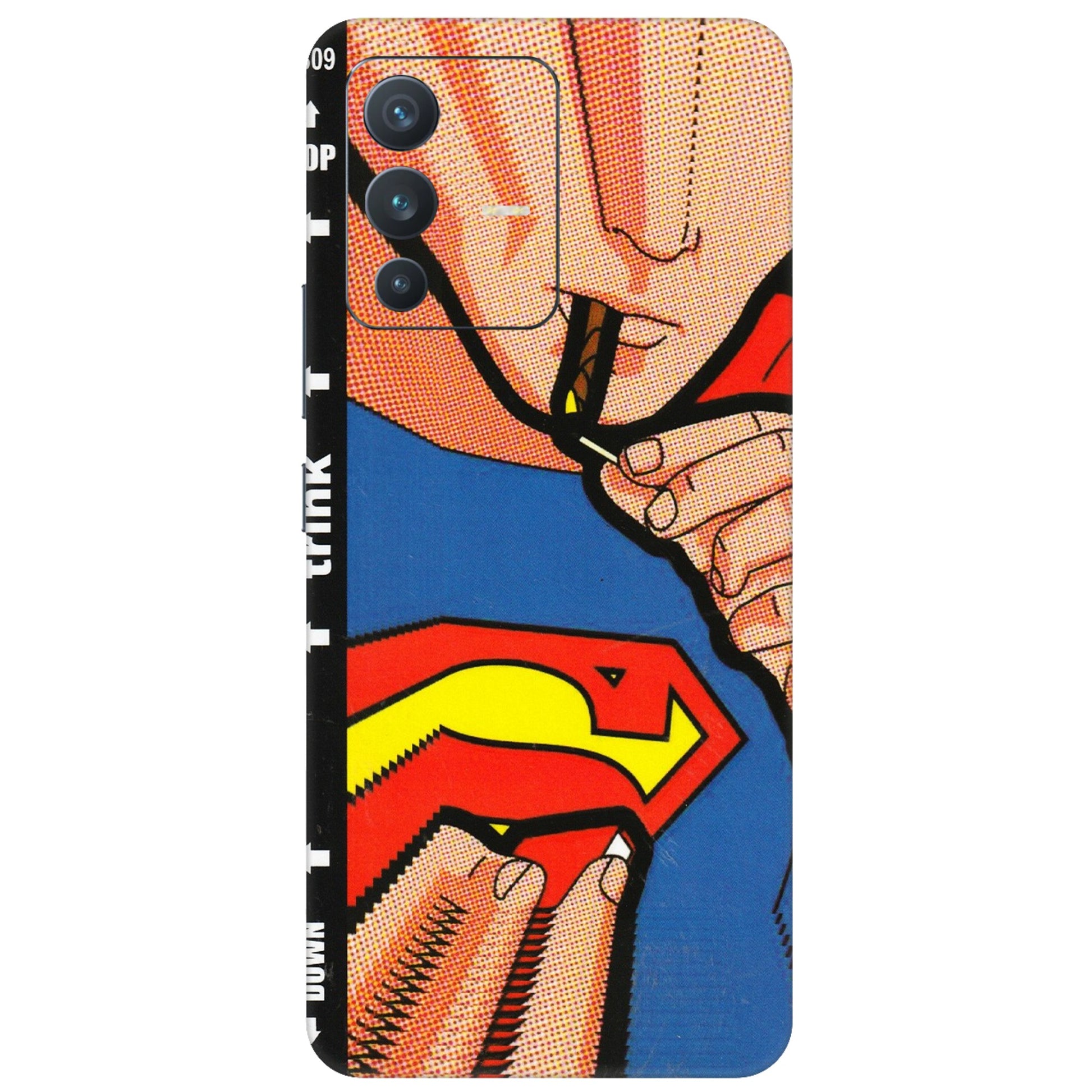 VIVO Z/V/X/T/U/S Series Phone Skins (All Models) - Superman Sutta - 3D Embossed Finish (L-130) Vivo V23 (5G)