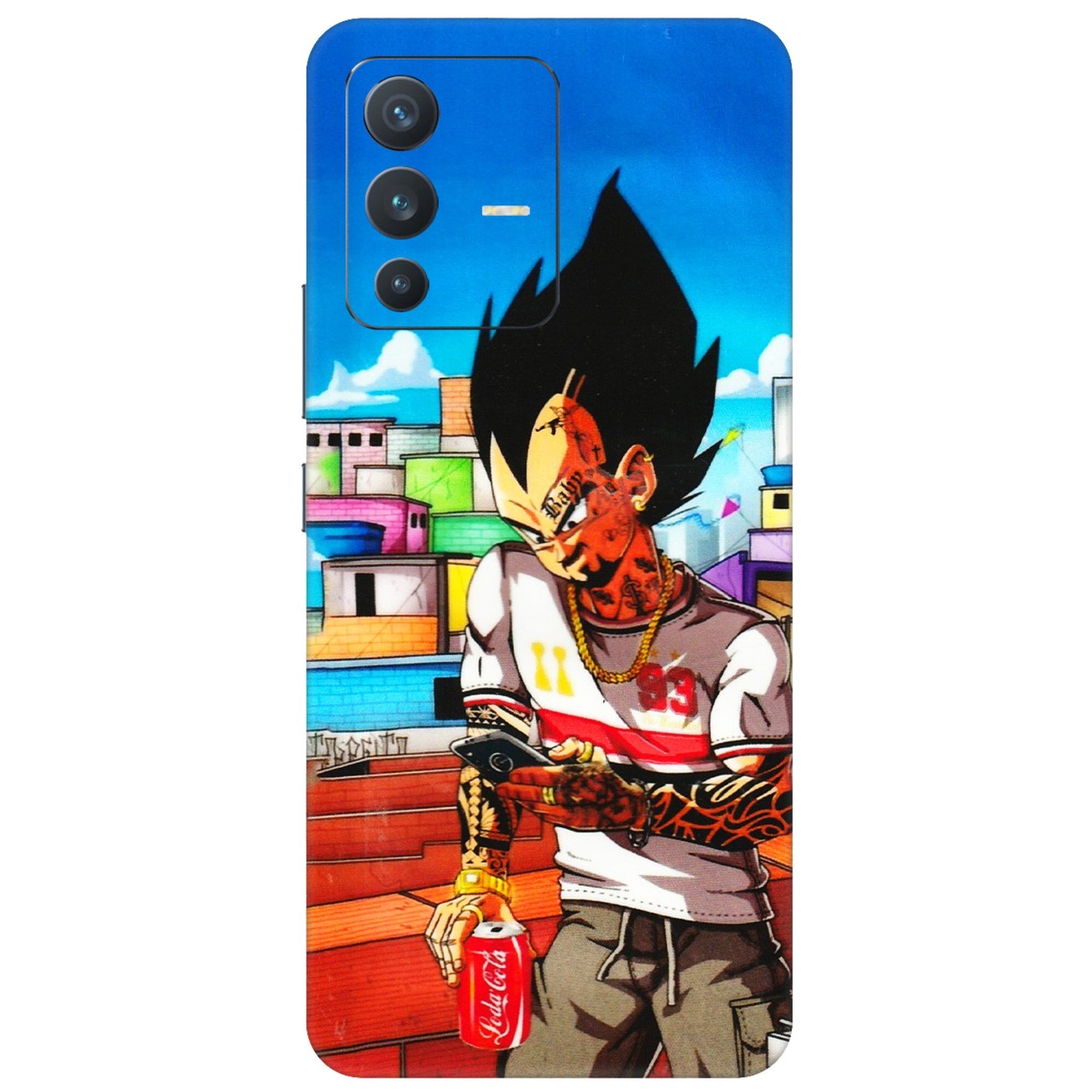 VIVO Z/V/X/T/U/S Series Phone Skins (All Models) - Vegeta - 3D Embossed Finish (L-136) Vivo V23 (5G)