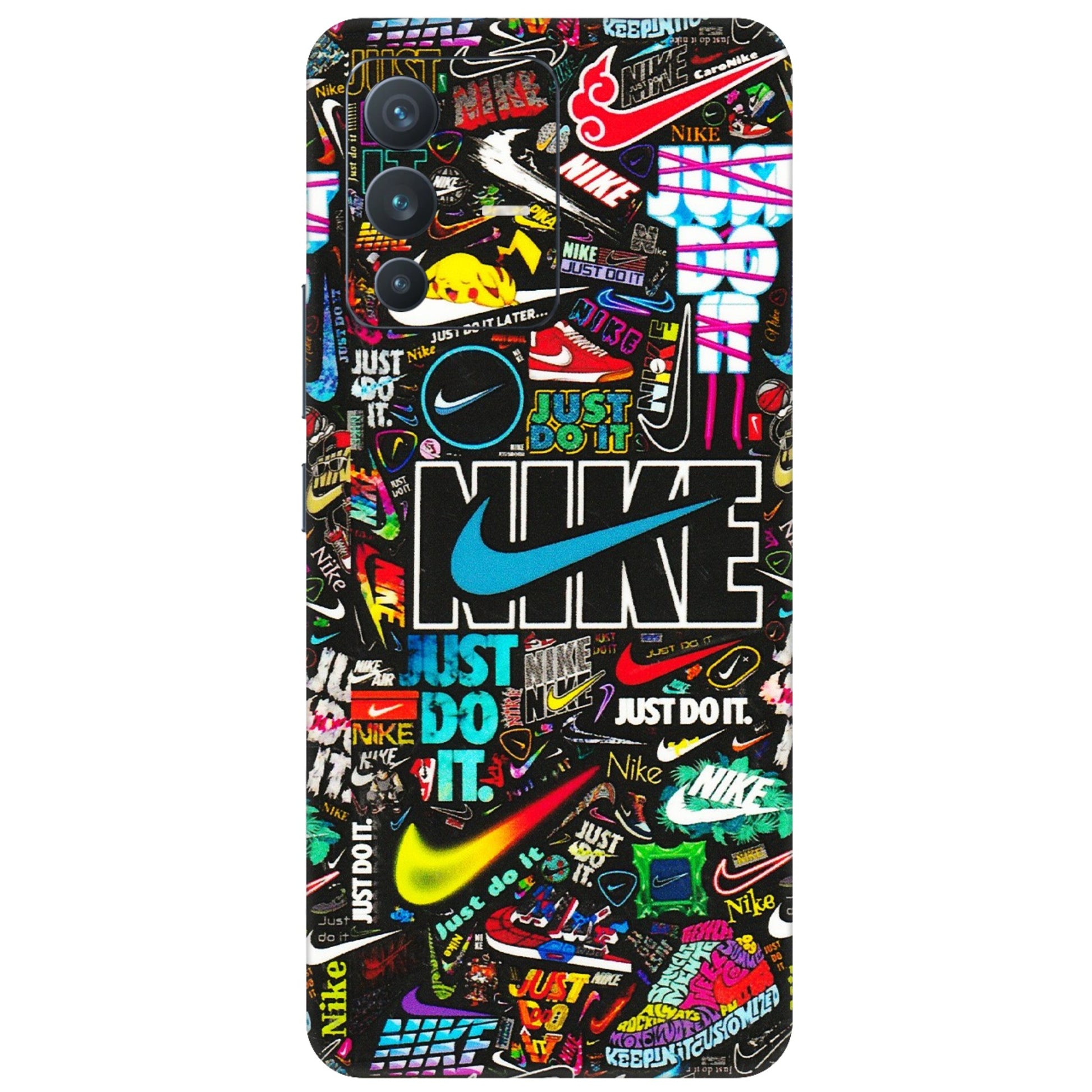 VIVO Z/V/X/T/U/S Series Phone Skins (All Models) - Just Do It Doodles - 3D Embossed Finish (L-166) Vivo V23 (5G)
