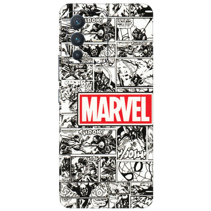 VIVO Z/V/X/T/U/S Series Phone Skins (All Models) - Marvel Comic - 3D Embossed Finish (L-171) Vivo V23 (5G)