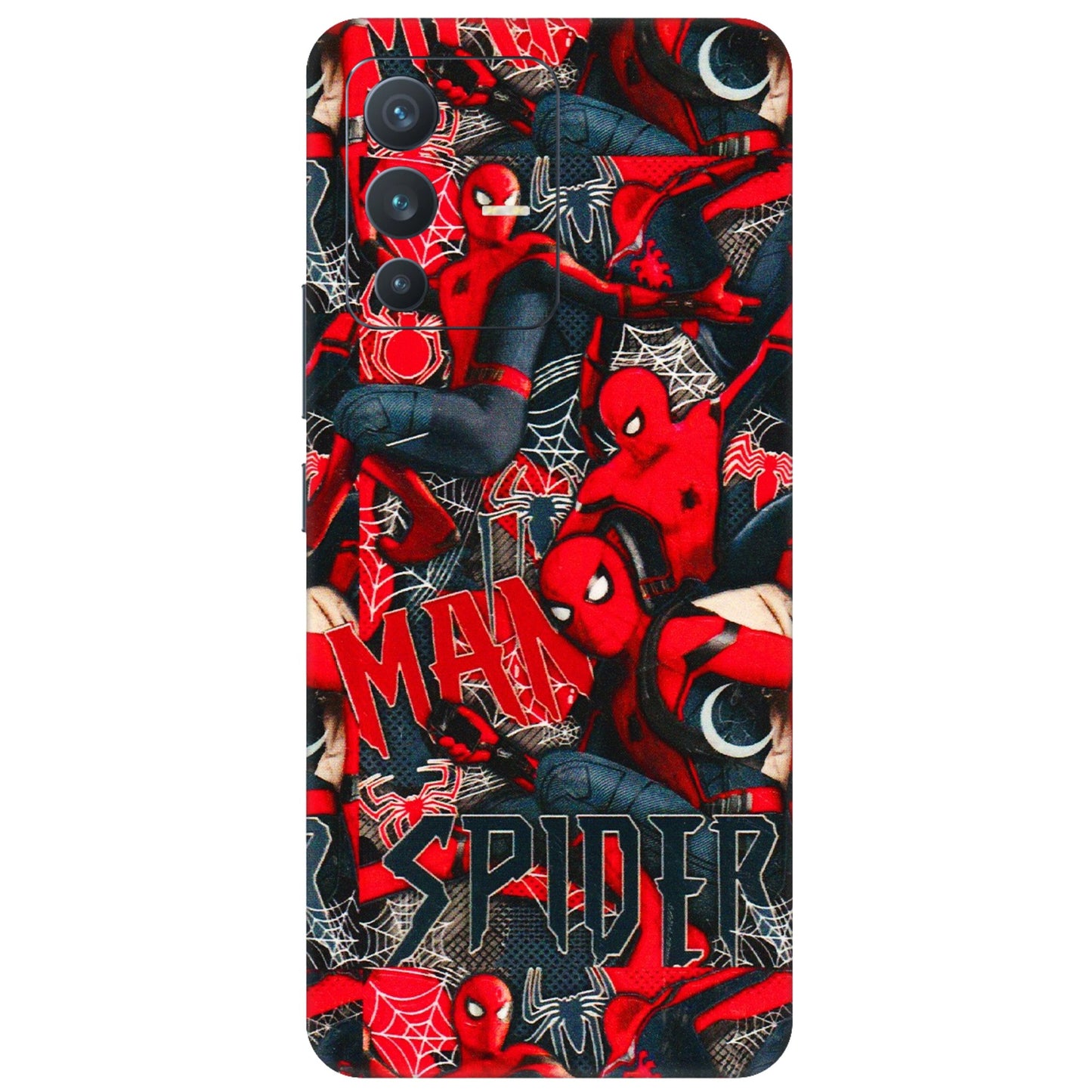 VIVO Z/V/X/T/U/S Series Phone Skins (All Models) - SpiderMan Cool - 3D Embossed Finish (L-188) Vivo V23 (5G)