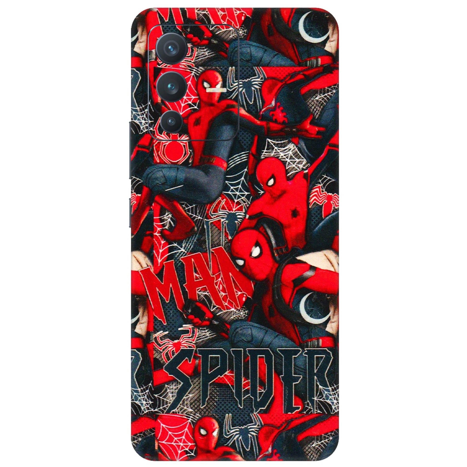 VIVO Z/V/X/T/U/S Series Phone Skins (All Models) - SpiderMan Cool - 3D Embossed Finish (L-188) Vivo V23 (5G)