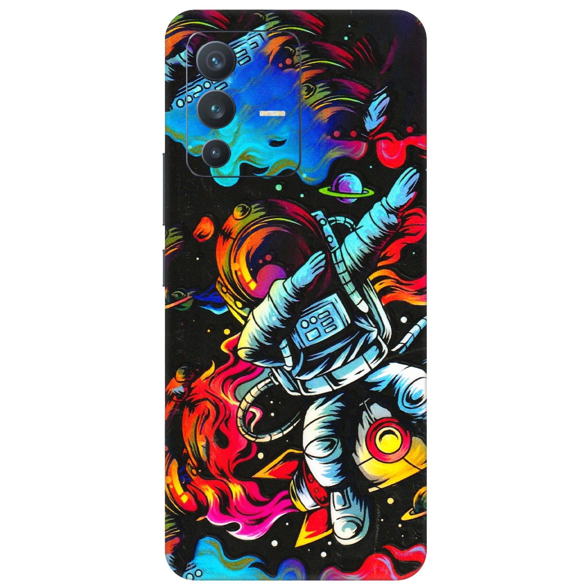 VIVO Z/V/X/T/U/S Series Phone Skins (All Models) - Astronaut Dope - 3D Embossed Finish (L-191) Vivo V23 (5G)