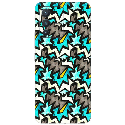 VIVO Z/V/X/T/U/S Series Phone Skins (All Models) - Funky Zig Zag - 3D Embossed Finish (L-223) Vivo V23 (5G)