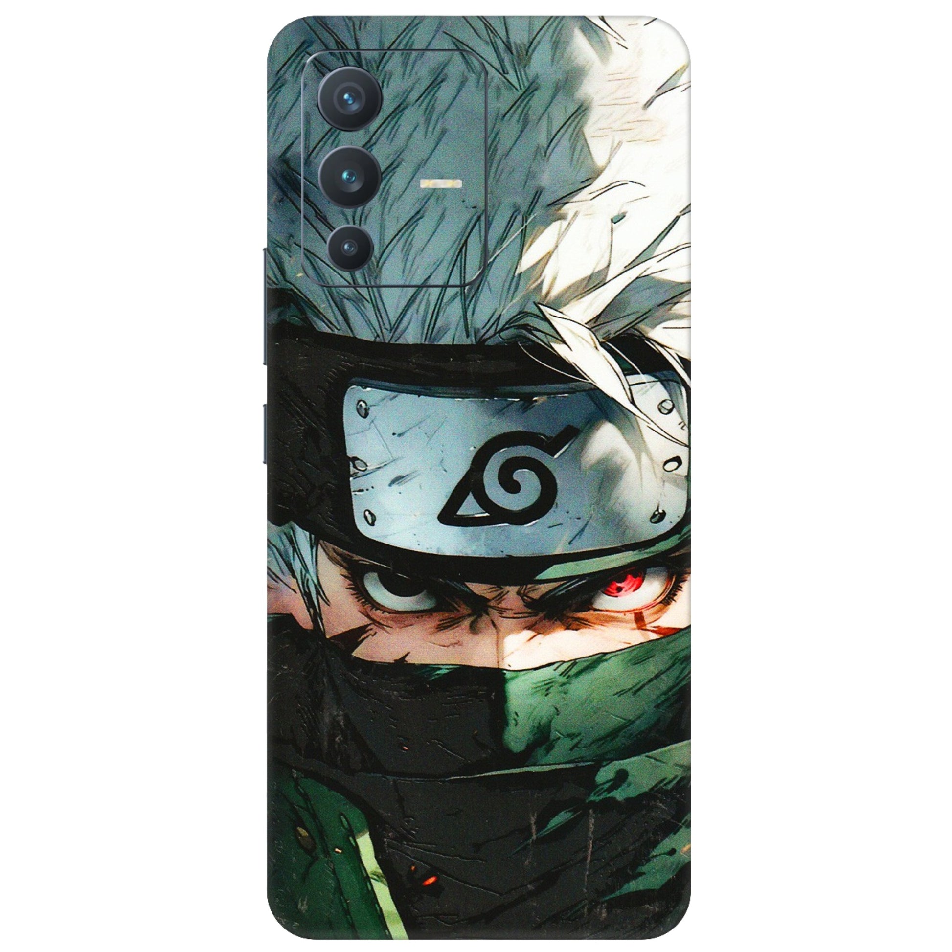 VIVO Z/V/X/T/U/S Series Phone Skins (All Models) - Kakashi Red Eye Focus - 3D Embossed Finish (L-227) Vivo V23 (5G)
