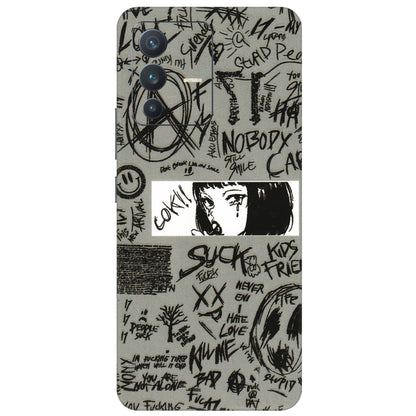 VIVO Z/V/X/T/U/S Series Phone Skins (All Models) - Never Have Love Anime - 3D Embossed Finish (L-260) Vivo V23 (5G)