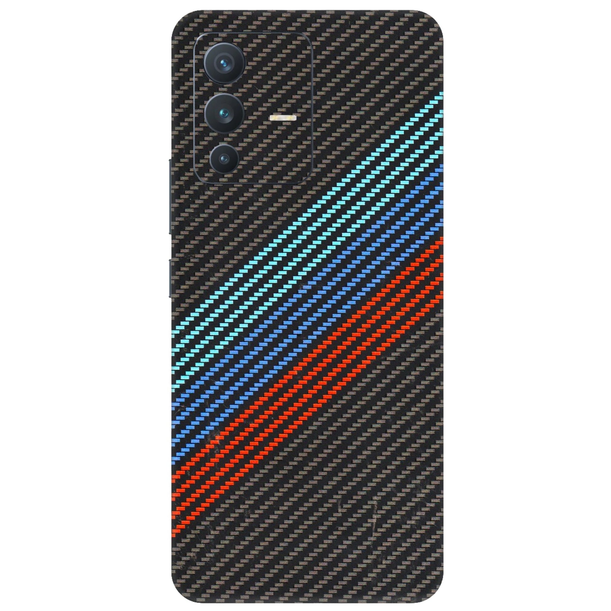 VIVO Z/V/X/T/U/S Series Phone Skins (All Models) - Carbon BM - 3D Embossed Finish (L-302) Vivo V23 (5G)