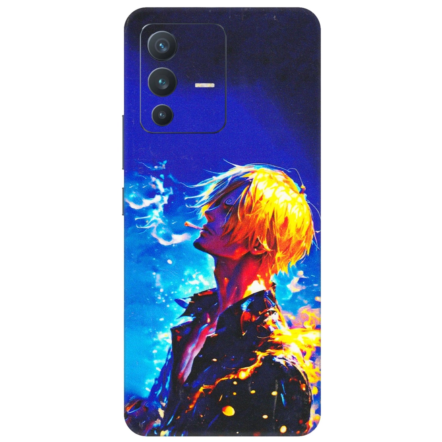 VIVO Z/V/X/T/U/S Series Phone Skins (All Models) - Sanji Vinsmoke One Piece - 3D Embossed Finish (L-319) Vivo V23 (5G)