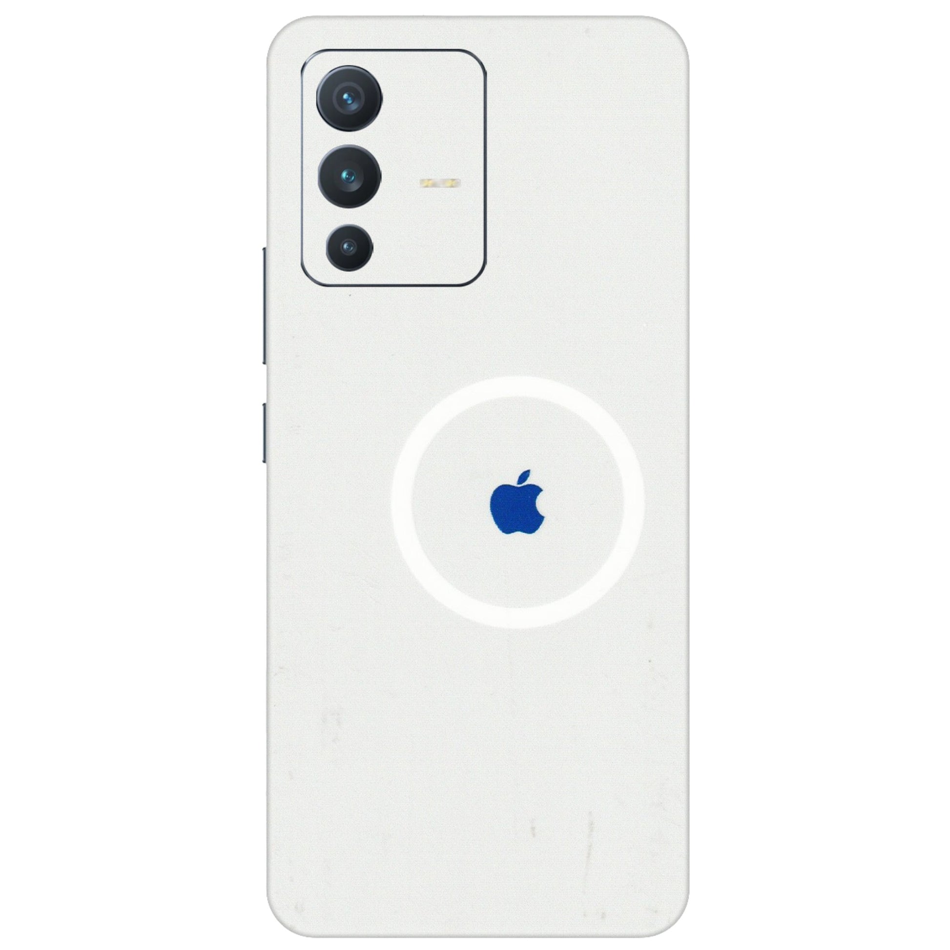 VIVO Z/V/X/T/U/S Series Phone Skins (All Models) - iPhone Magsafe Logo - 3D Embossed Finish (L-320) Vivo V23 (5G)
