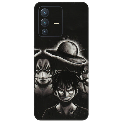 VIVO Z/V/X/T/U/S Series Phone Skins (All Models) - Black Luffy Hat - 3D Embossed Finish (L-57) Vivo V23 (5G)