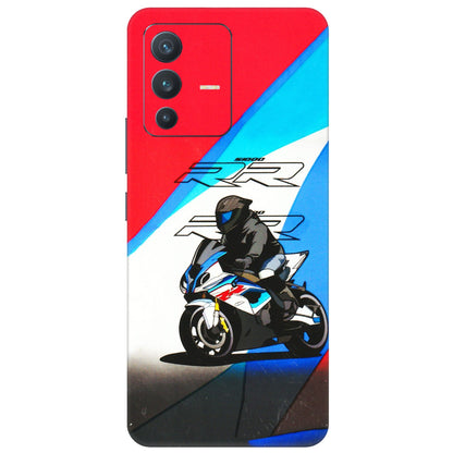 VIVO Z/V/X/T/U/S Series Phone Skins (All Models) - Bikers Love - 3D Embossed Finish (L-58) Vivo V23 (5G)