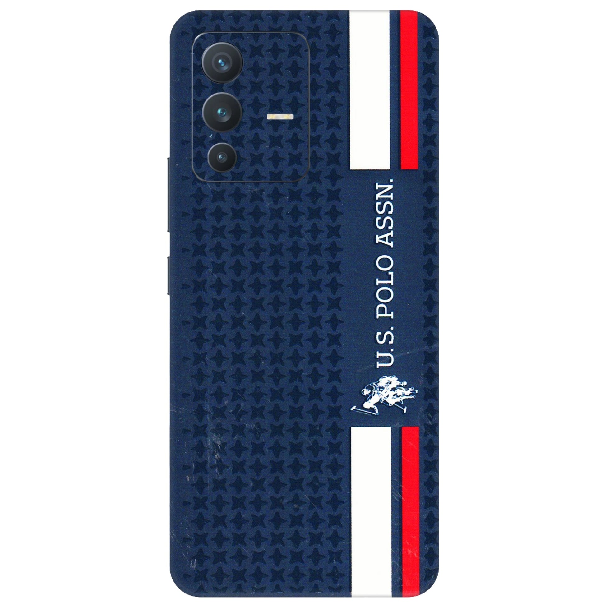 VIVO Z/V/X/T/U/S Series Phone Skins (All Models) - US POLO Designer Brand - 3D Embossed Finish (L-65) Vivo V23 (5G)