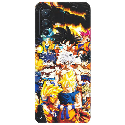 VIVO Z/V/X/T/U/S Series Phone Skins (All Models) - Ultimate Dragon Ball Z - Matte Finish (M-100) Vivo V23 (5G)