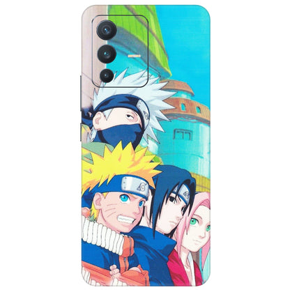 VIVO Z/V/X/T/U/S Series Phone Skins (All Models) - Team Minato And Kakashi - Matte Finish (M-101) Vivo V23 (5G)