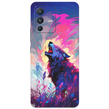 VIVO Z/V/X/T/U/S Series Phone Skins (All Models) - New Wild Wolf Abstract - Matte Finish (M-125) Vivo V23 (5G)