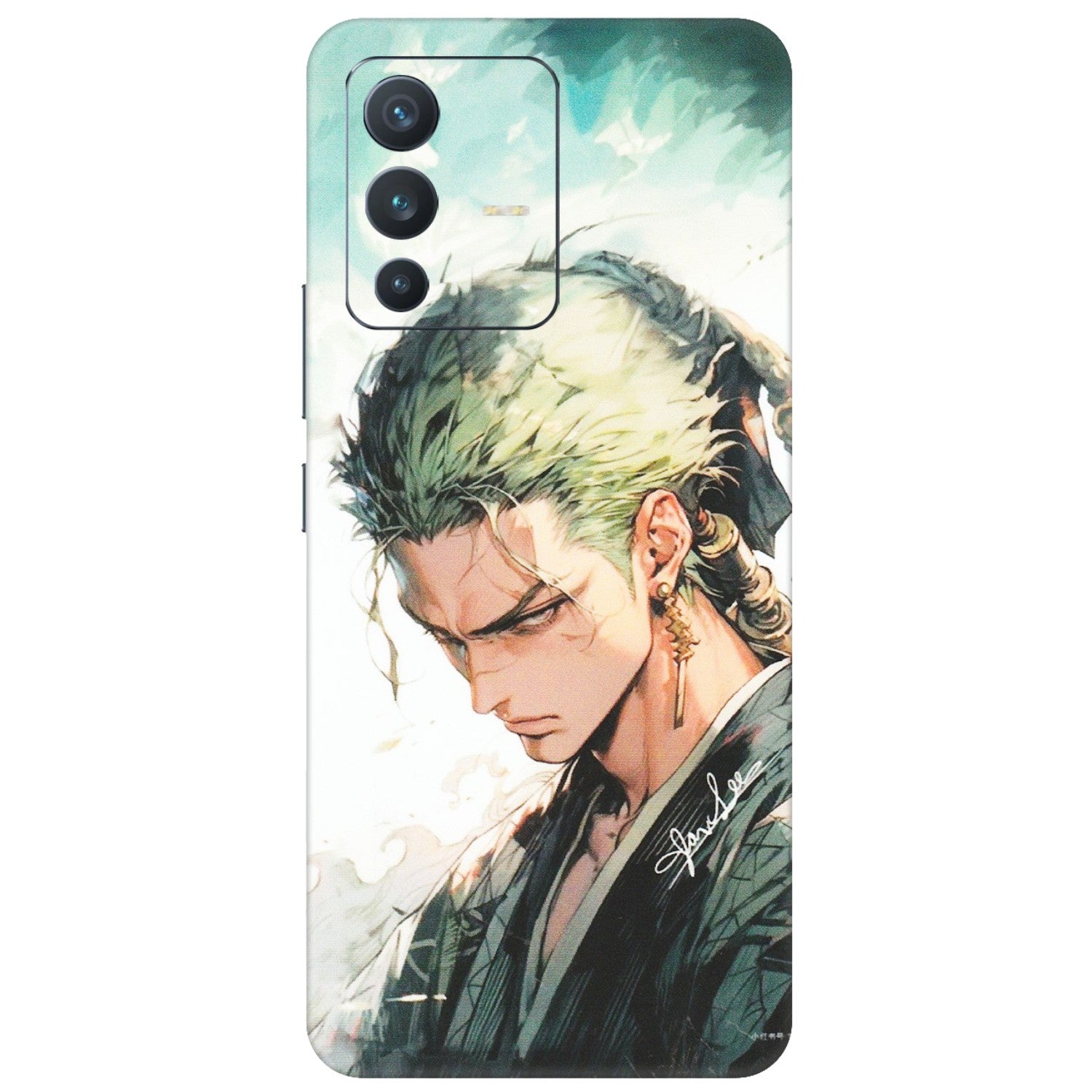 VIVO Z/V/X/T/U/S Series Phone Skins (All Models) - Pirate Hunter One Piece Anime - Matte Finish (M-157) Vivo V23 (5G)