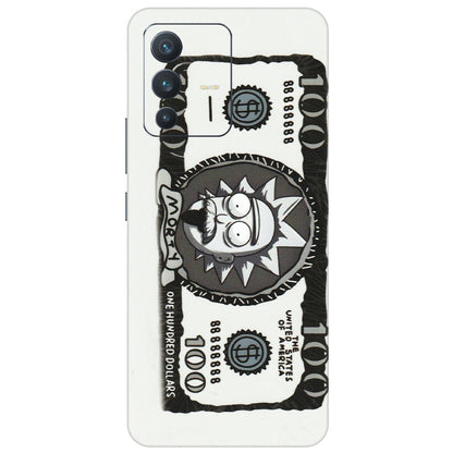 VIVO Z/V/X/T/U/S Series Phone Skins (All Models) - Rick And Morty Hundred Dollar Anime - Matte Finish (M-161) Vivo V23 (5G)