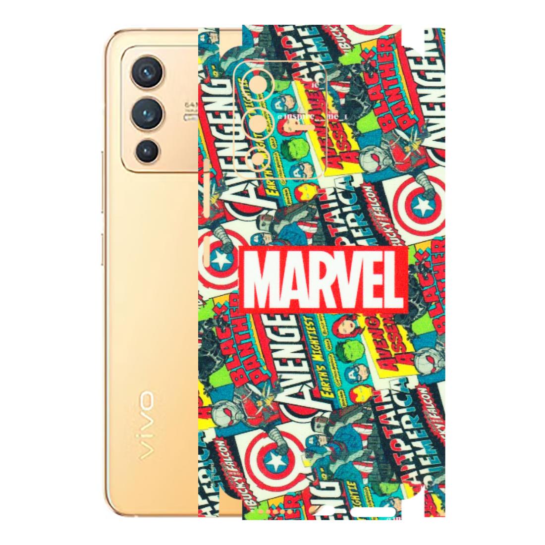 VIVO Z/V/X/T/U/S Series Phone Skins (All Models) - Marvel Comic Lover - Matte Finish (M-30) Vivo V23 (5G)