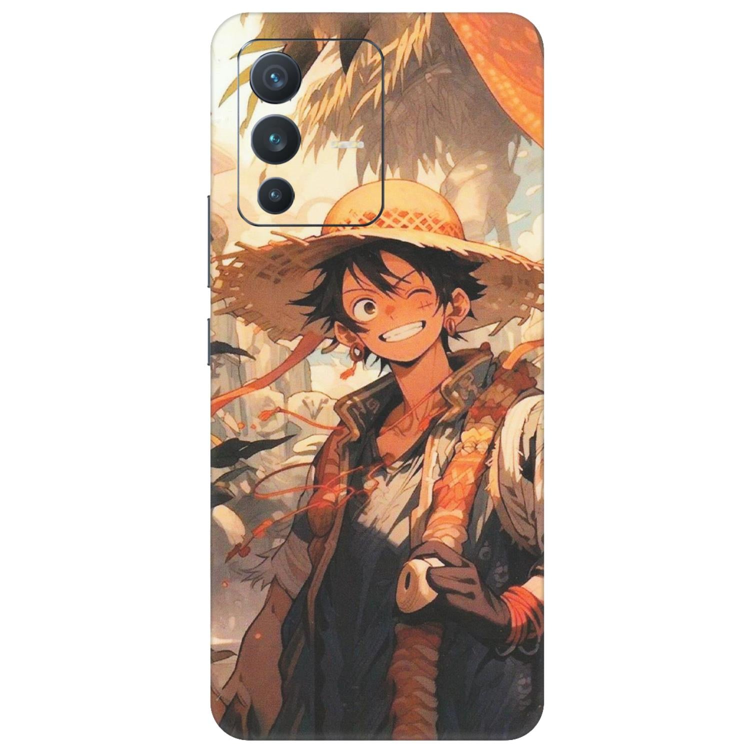 VIVO Z/V/X/T/U/S Series Phone Skins (All Models) - Anime Character Smile - Matte Finish (M-33) Vivo V23 (5G)
