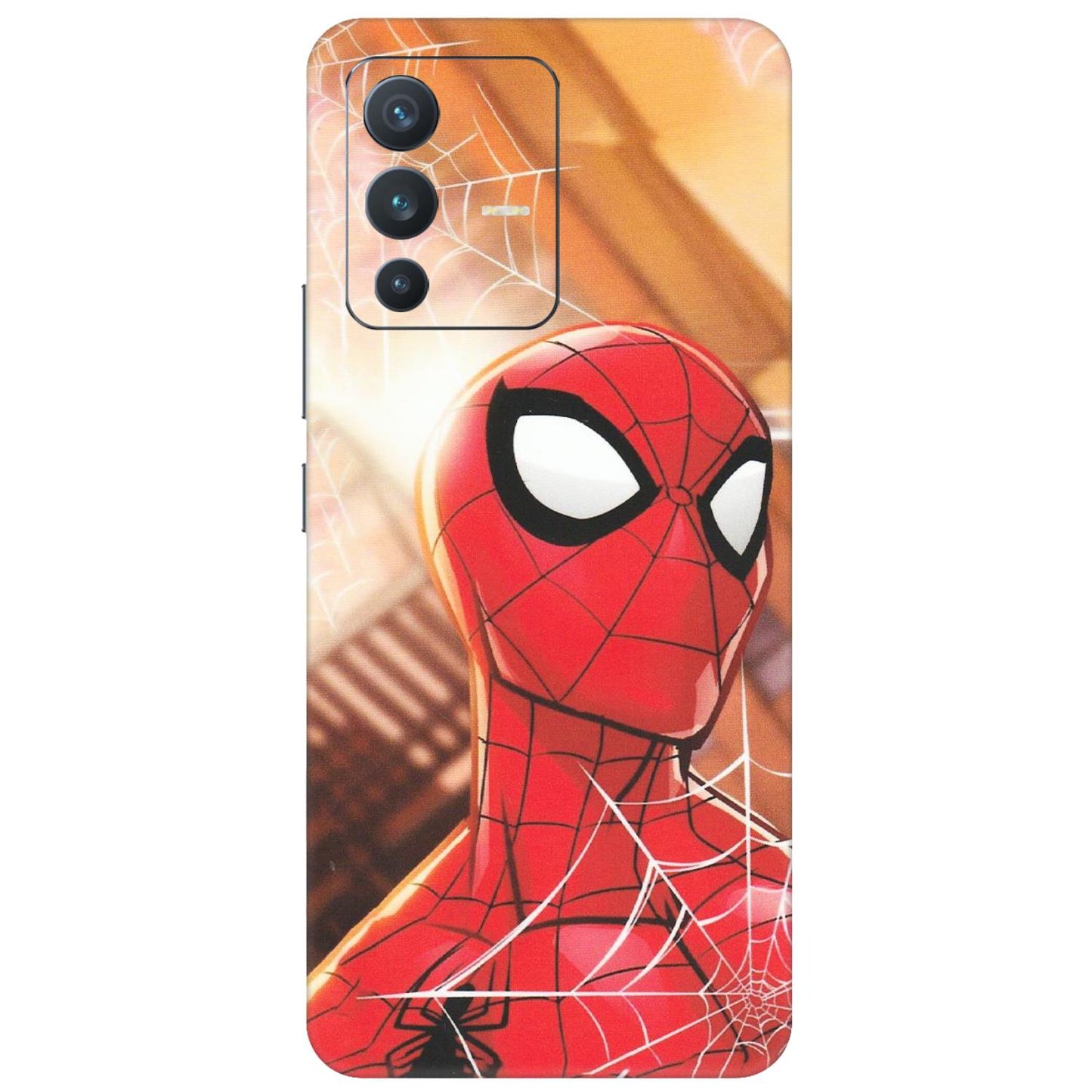 VIVO Z/V/X/T/U/S Series Phone Skins (All Models) - Spiderman Face New - Matte Finish (M-41) Vivo V23 (5G)