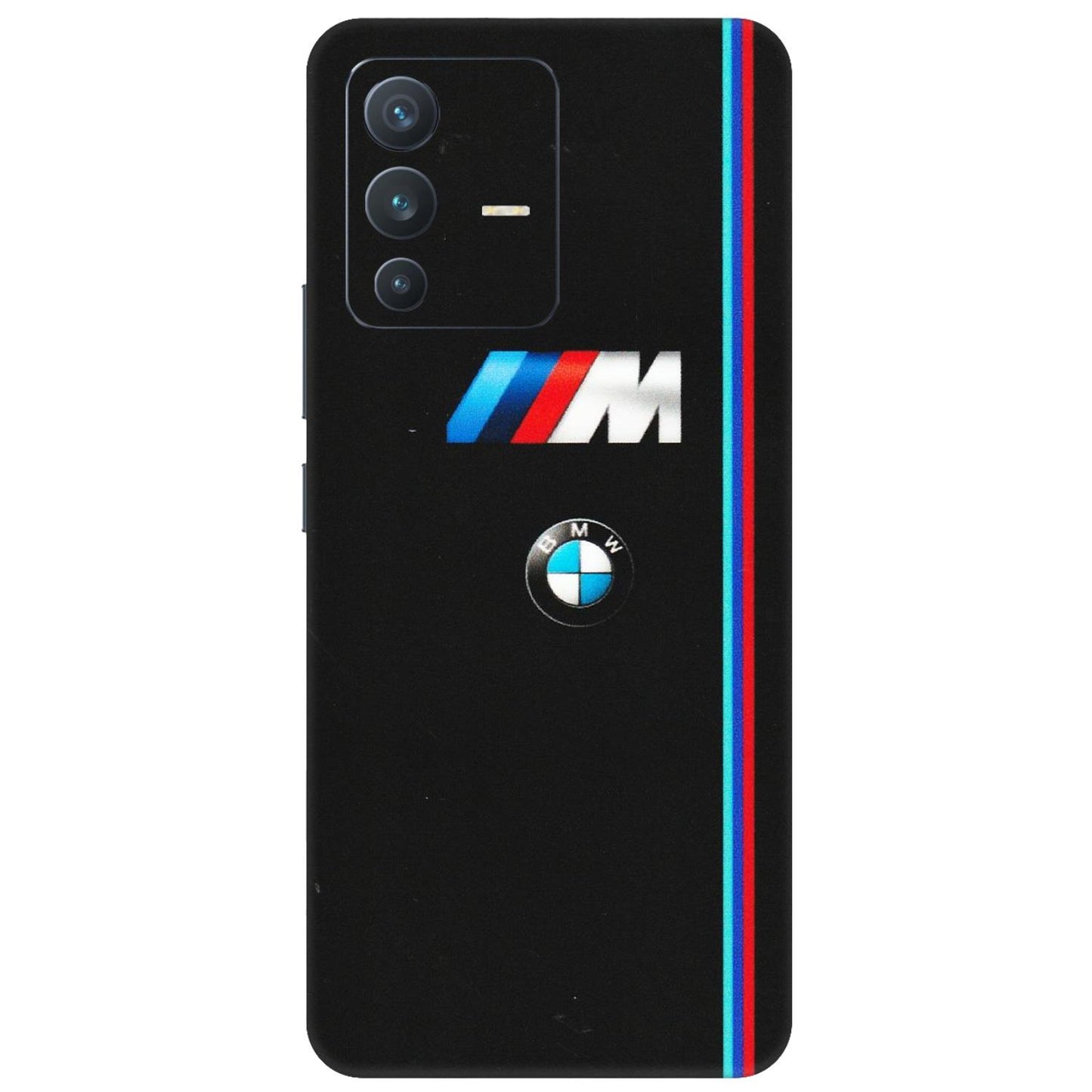VIVO Z/V/X/T/U/S Series Phone Skins (All Models) - Styling With Black BMW - Matte Finish (M-74) Vivo V23 (5G)