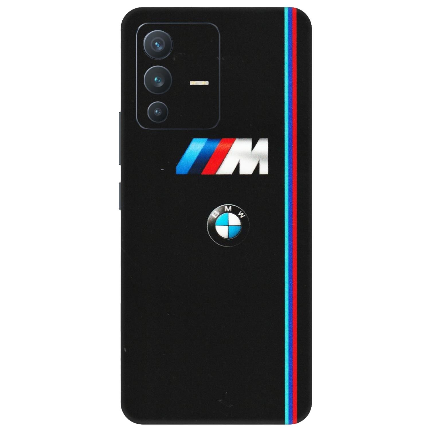 VIVO Z/V/X/T/U/S Series Phone Skins (All Models) - Styling With Black BMW - Matte Finish (M-74) Vivo V23 (5G)