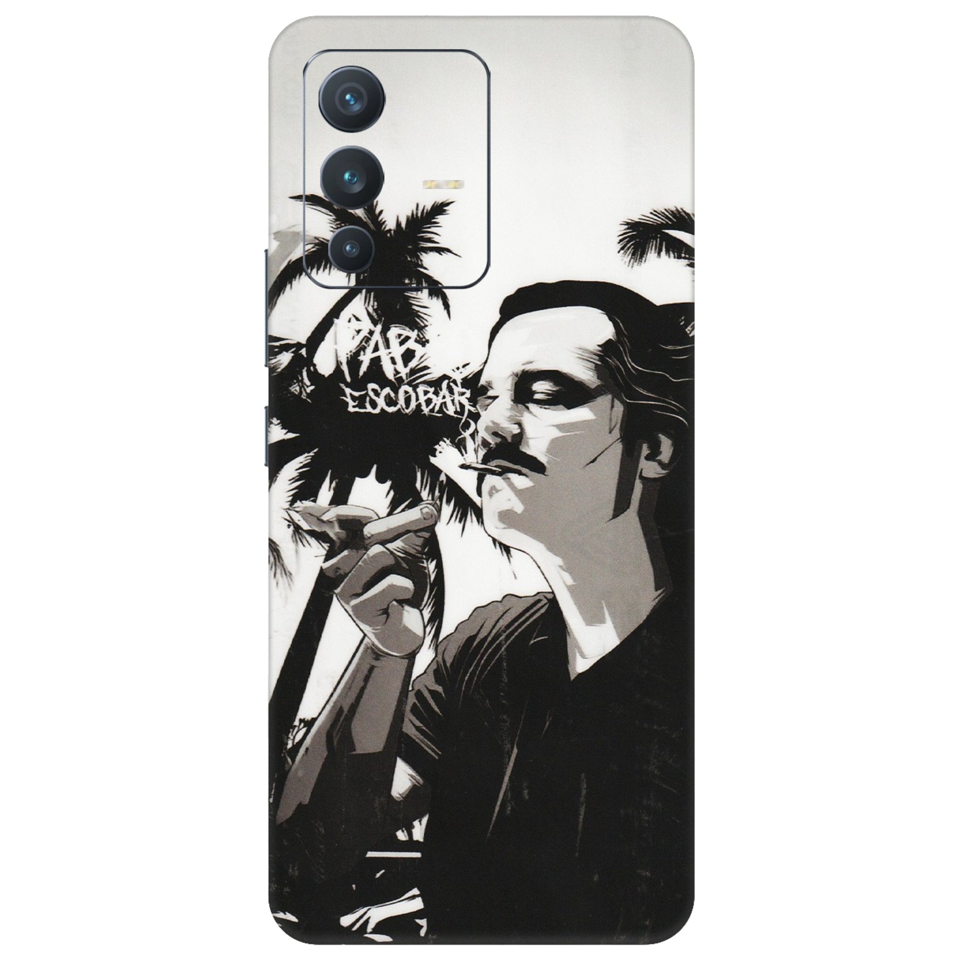 VIVO Z/V/X/T/U/S Series Phone Skins (All Models) - Pab Escobar - Transparent Finish (T-05) Vivo V23 (5G)