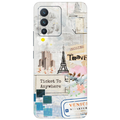 VIVO Z/V/X/T/U/S Series Phone Skins (All Models) - Travel Memories - Transparent Finish (T-09) Vivo V23 (5G)