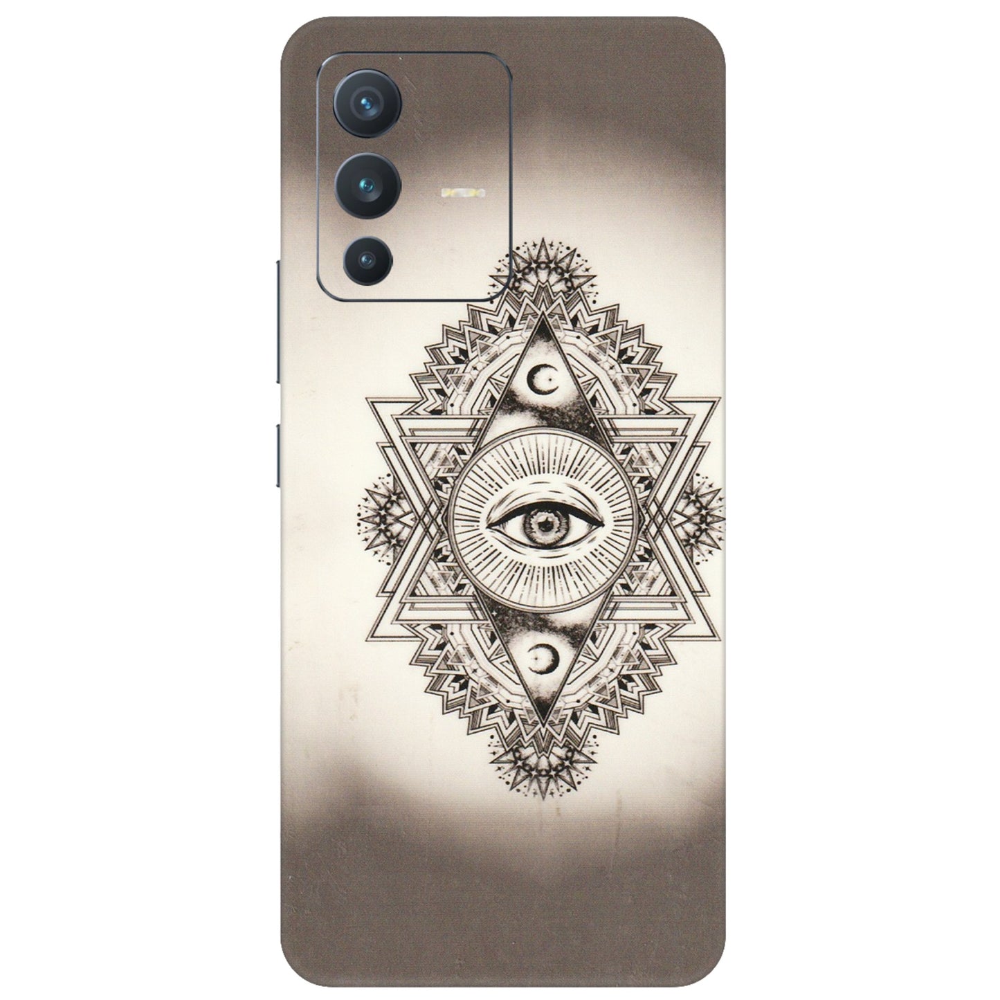 VIVO Z/V/X/T/U/S Series Phone Skins (All Models) - Illuminati Great Eye - Transparent Finish (T-14) Vivo V23 (5G)