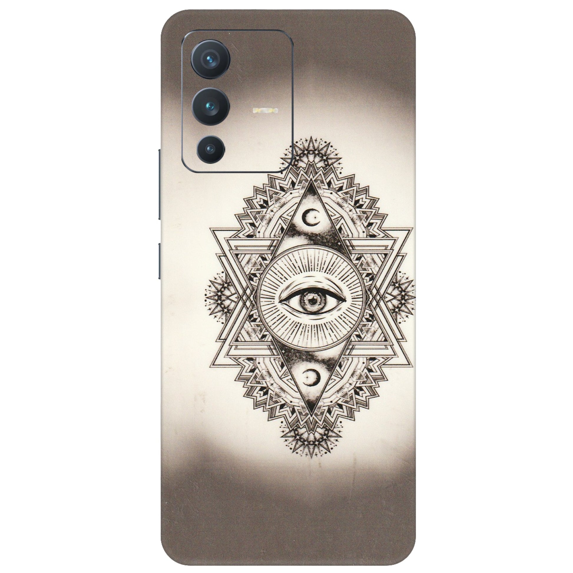 VIVO Z/V/X/T/U/S Series Phone Skins (All Models) - Illuminati Great Eye - Transparent Finish (T-14) Vivo V23 (5G)