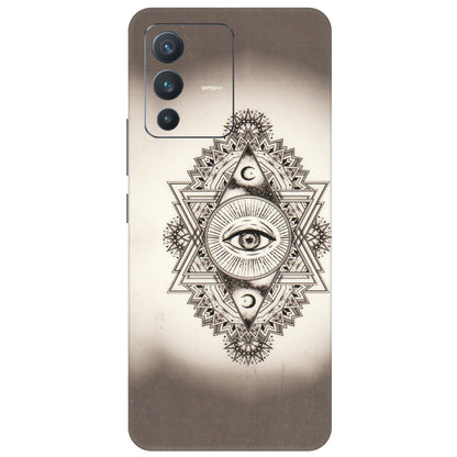VIVO Z/V/X/T/U/S Series Phone Skins (All Models) - Illuminati Great Eye - Transparent Finish (T-14) Vivo V23 (5G)