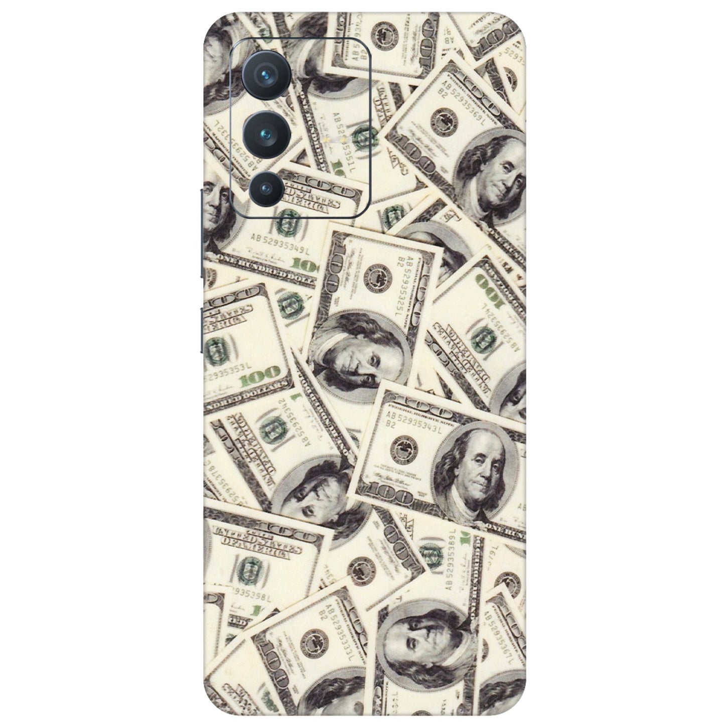 VIVO Z/V/X/T/U/S Series Phone Skins (All Models) - Dollar Lover - Transparent Finish (T-17) Vivo V23 (5G)