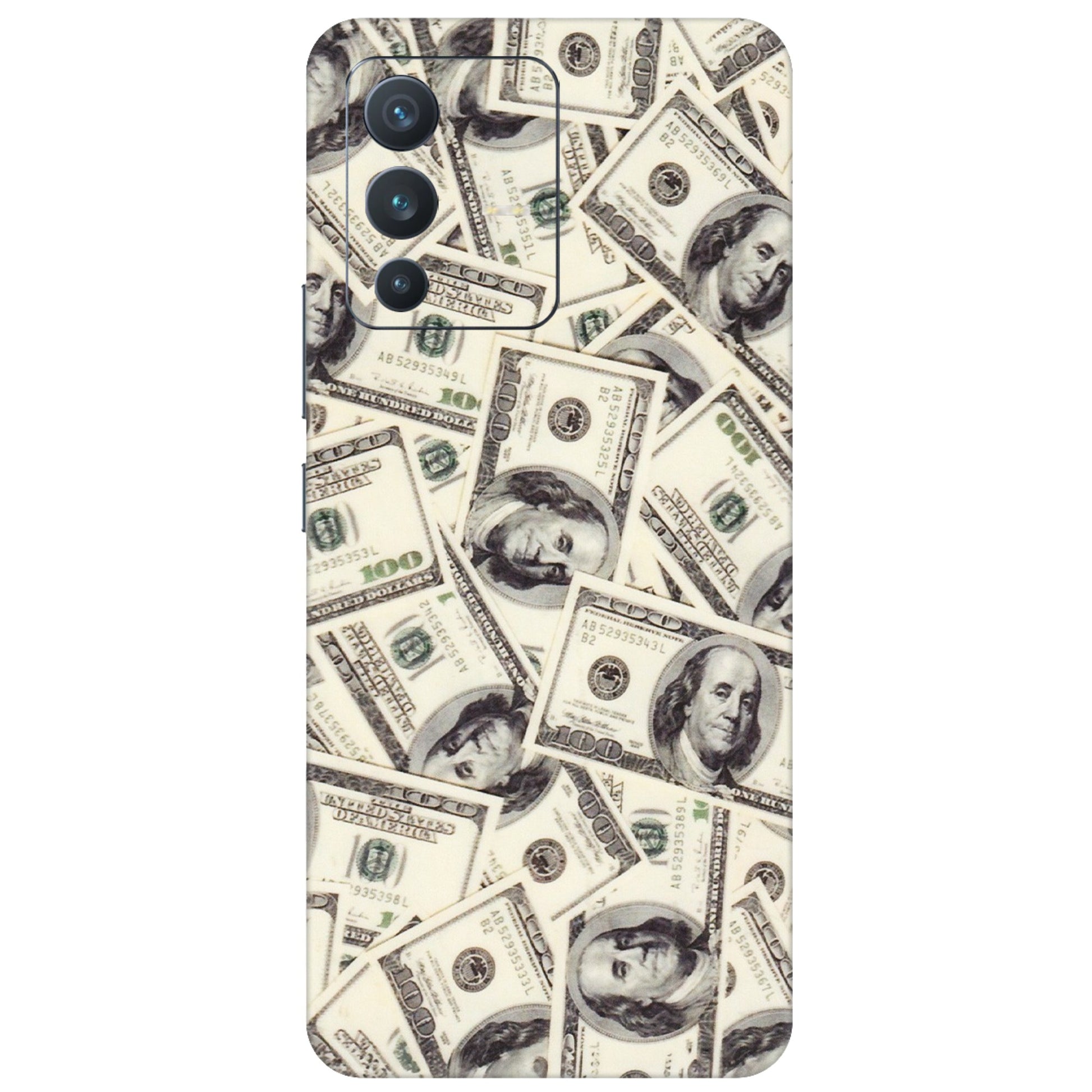 VIVO Z/V/X/T/U/S Series Phone Skins (All Models) - Dollar Lover - Transparent Finish (T-17) Vivo V23 (5G)