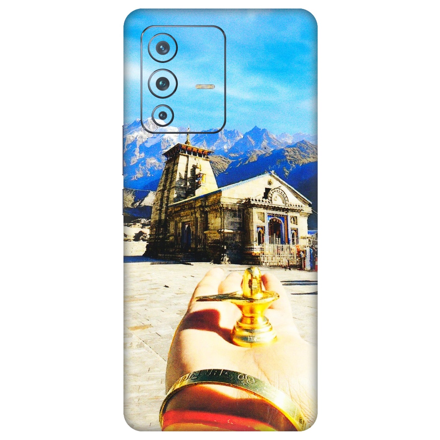 VIVO Z/V/X/T/U/S Series Phone Skins (All Models) - Beauty of Kedarnath - 3D Embossed Finish (L-108) Vivo V23 Pro (5G)