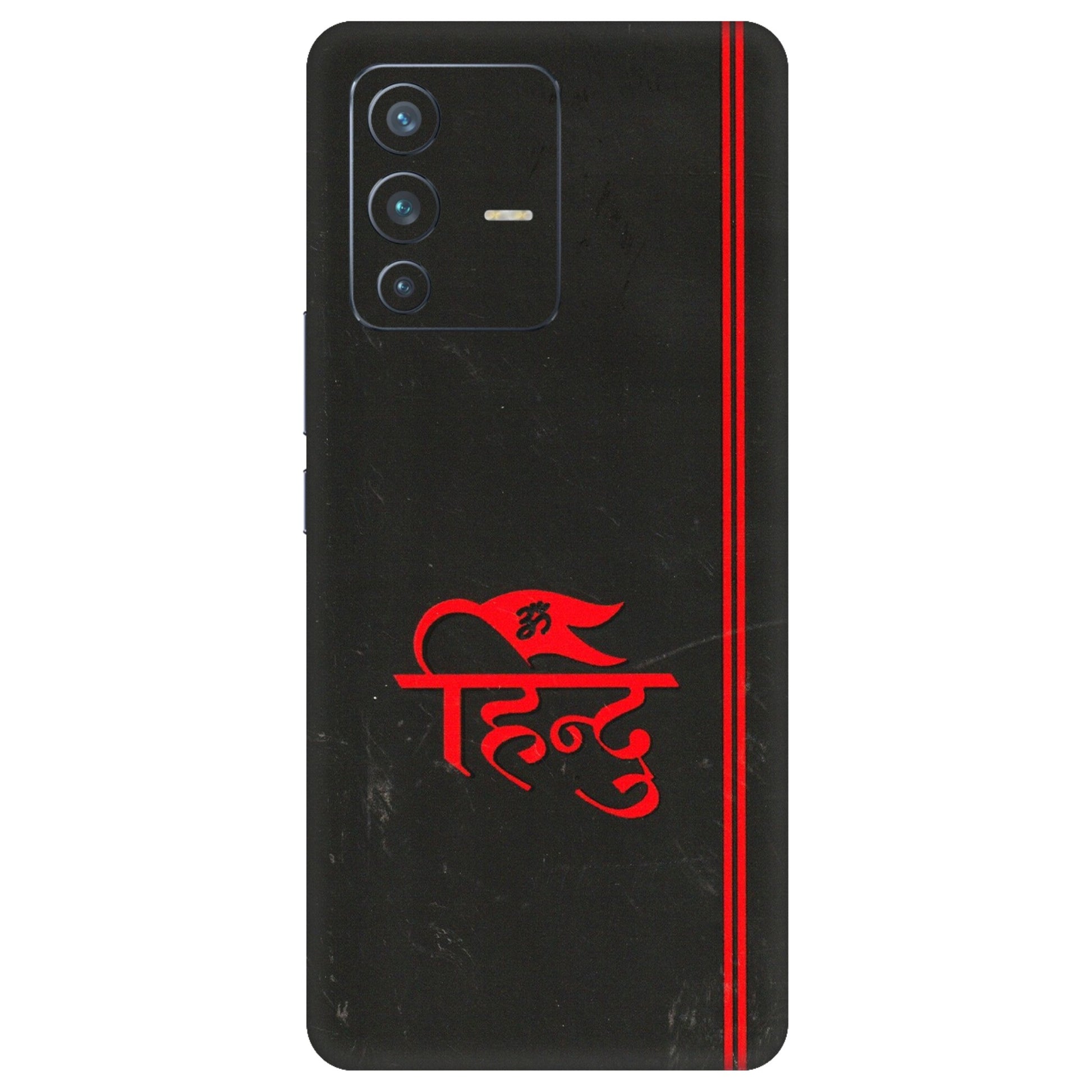 VIVO Z/V/X/T/U/S Series Phone Skins (All Models) - Hindu Black - 3D Embossed Finish (L-153) Vivo V23 Pro (5G)