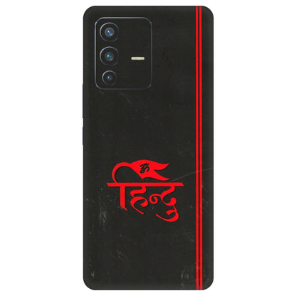 VIVO Z/V/X/T/U/S Series Phone Skins (All Models) - Hindu Black - 3D Embossed Finish (L-153) Vivo V23 Pro (5G)
