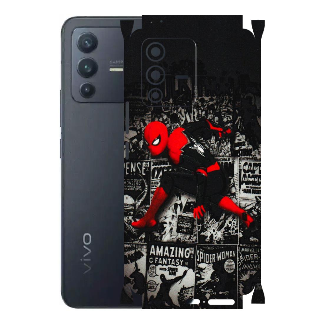 VIVO Z/V/X/T/U/S Series Phone Skins (All Models) - SpiderMan New - 3D Embossed Finish (L-162) Vivo V23 Pro (5G)