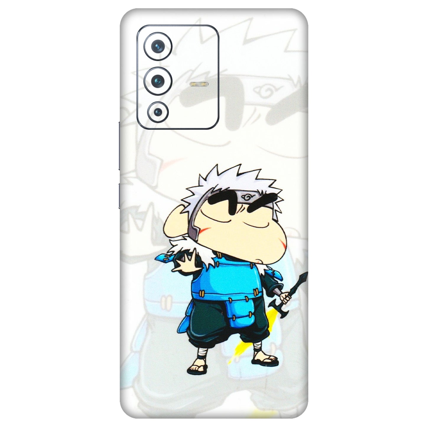 VIVO Z/V/X/T/U/S Series Phone Skins (All Models) - Angry Young Shinchan - 3D Embossed Finish (L-226) Vivo V23 Pro (5G)