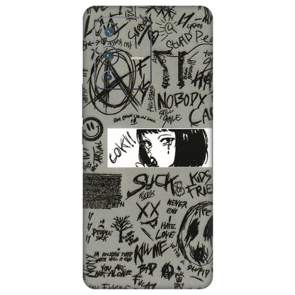 VIVO Z/V/X/T/U/S Series Phone Skins (All Models) - Never Have Love Anime - 3D Embossed Finish (L-260) Vivo V23 Pro (5G)