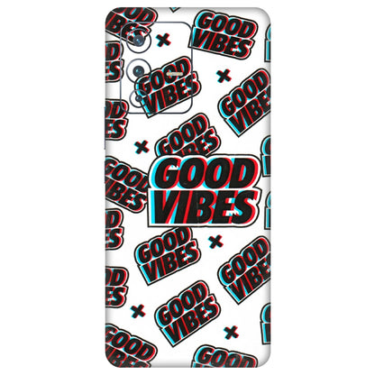VIVO Z/V/X/T/U/S Series Phone Skins (All Models) - Good Vibes - 3D Embossed Finish (L-282) Vivo V23 Pro (5G)
